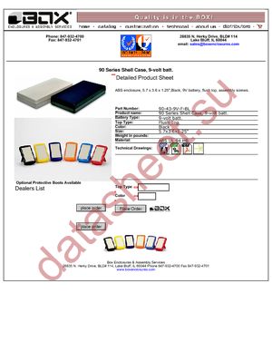 90-43-9V-R-BO datasheet  